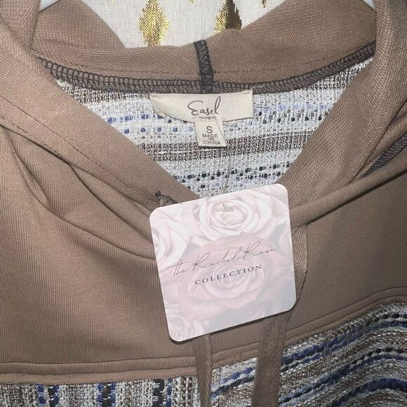 NWT Easel hoodie Tucker boho boardwalk tan surfer size S - Picture 3 of 5